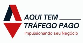 Logotipo - AQUI TEM TRÁFEGO PAGO